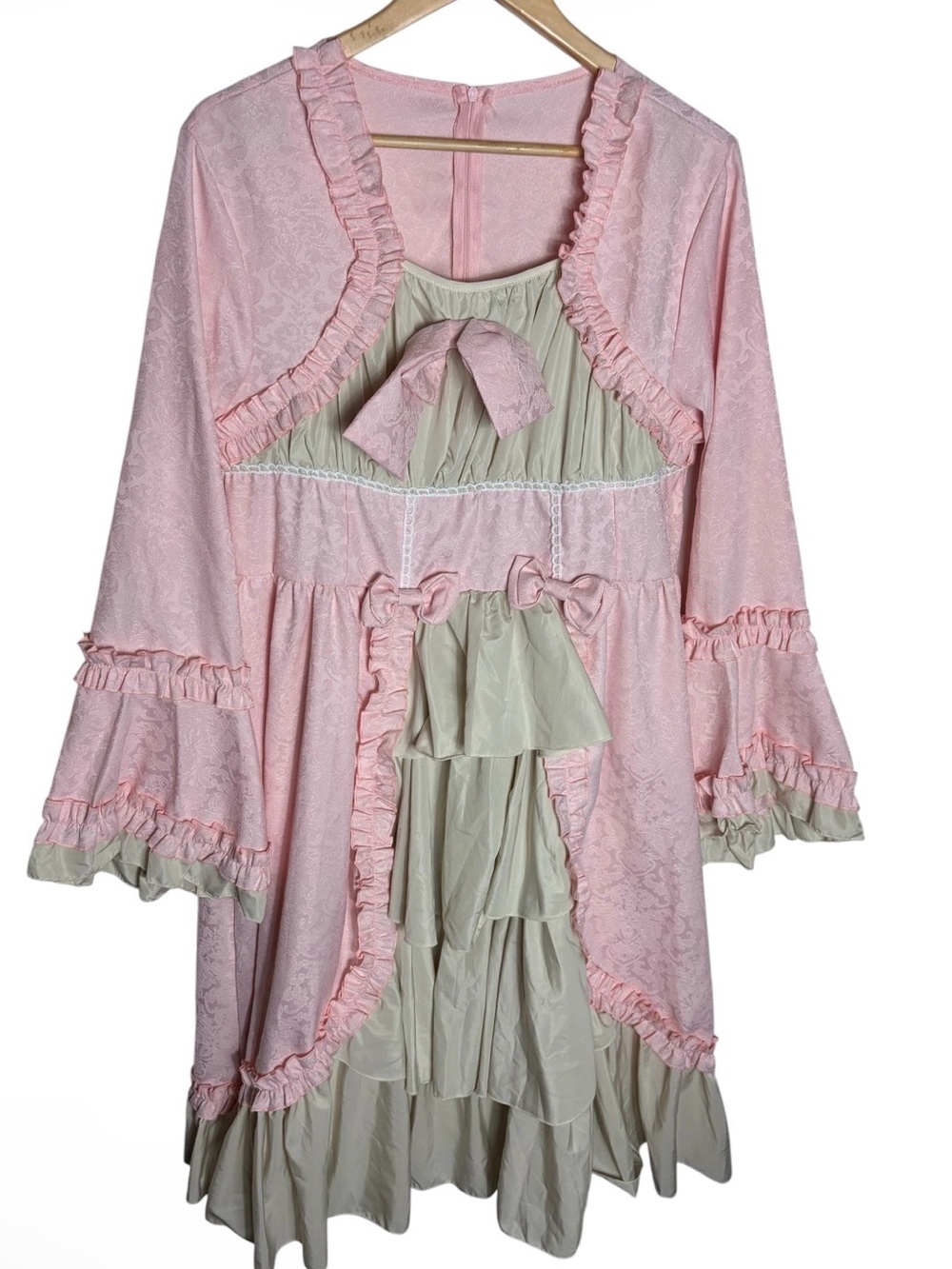 Handmade Japanese Harajuku girl Lolita ruffle dress L or XL